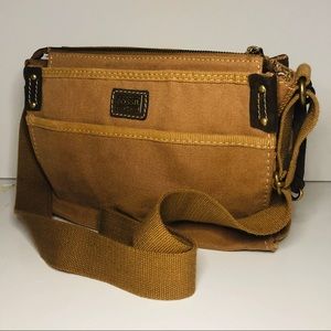 Fossil canvas purse like new